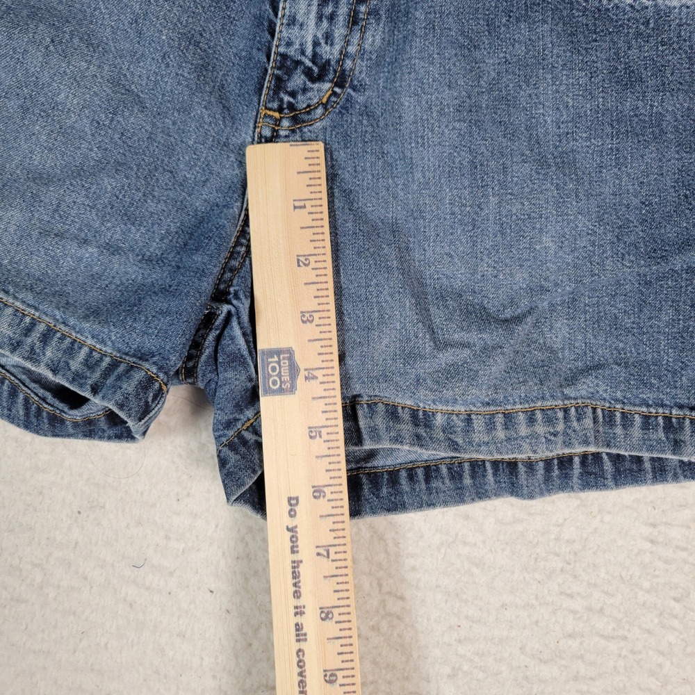 Mavi Aimee Shorts Womens 27 Blue Denim High Rise 163 Camp Short Zip Fly - Picture 2 of 11